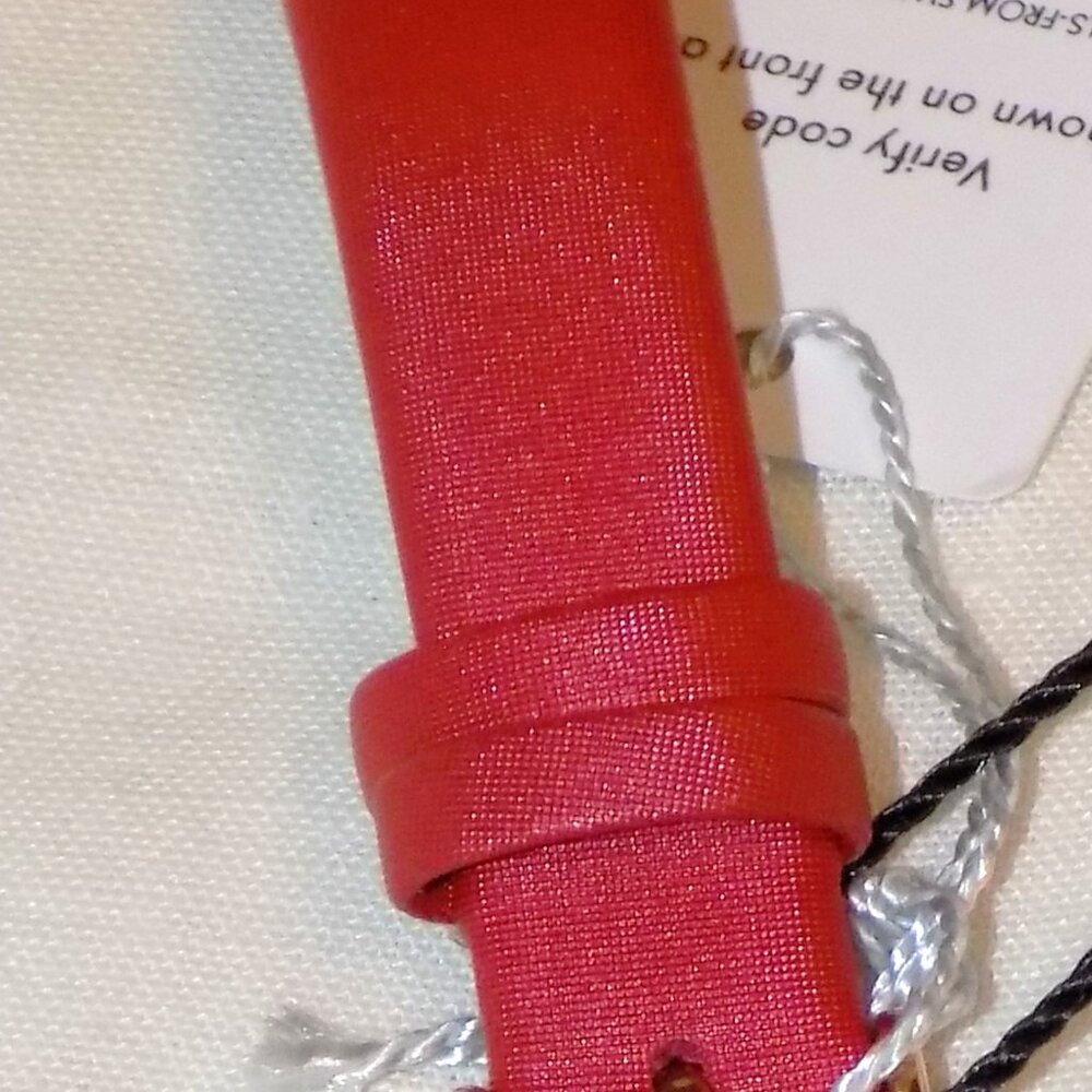 New $295 Tag Akribos XXIV Watch Swarovski Crystal Bezel, MOP Dial AK1093 Red - Picture 13 of 13